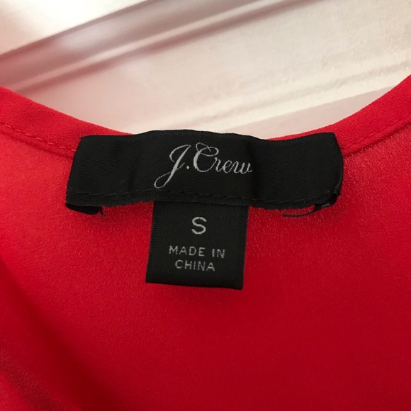 Red J crew tank top - Picture 3 of 3